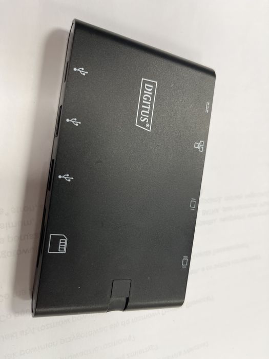 Digitus Universal Travel Docking Station HDMI VGA RJ45 USB CardReader