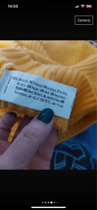 Sweter Tally Weijl, rom. M