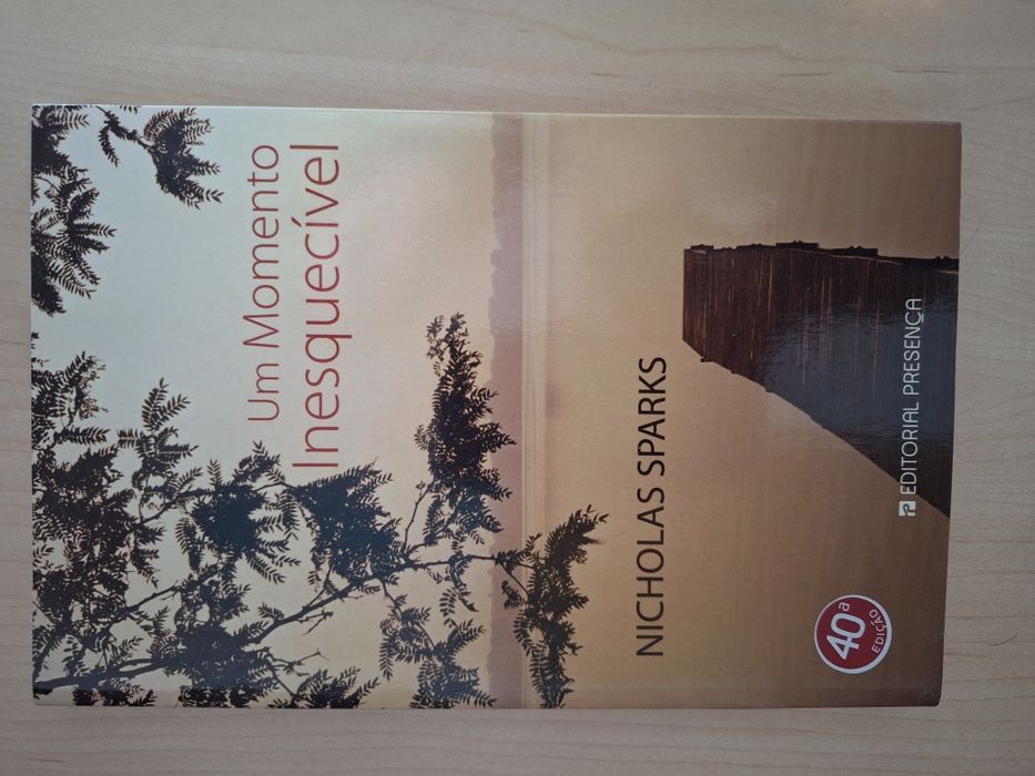 Livro Um momento inesquecível Nicholas Sparks