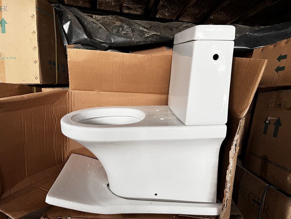 NOWA Miska WC kompakt kompaktowa ze spłuczką