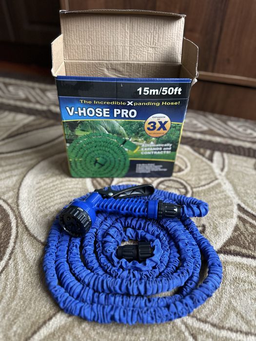 Шланг для поливання городу який розтягується v-hoze pro