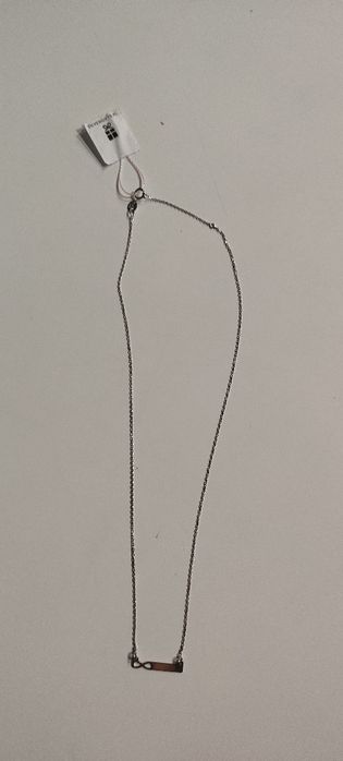 Naszyjnik Celebrytka Srebro 925 Blaszka/Nieskończoność