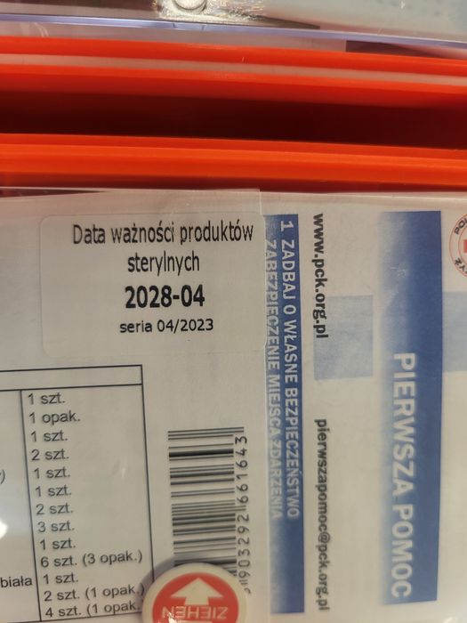 Apteczka - pierwsza pomoc