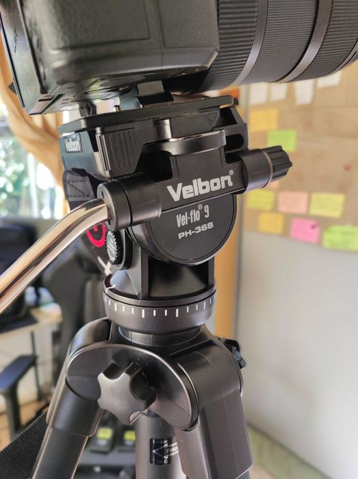 Tripé De Câmara Velbon Videomate 368