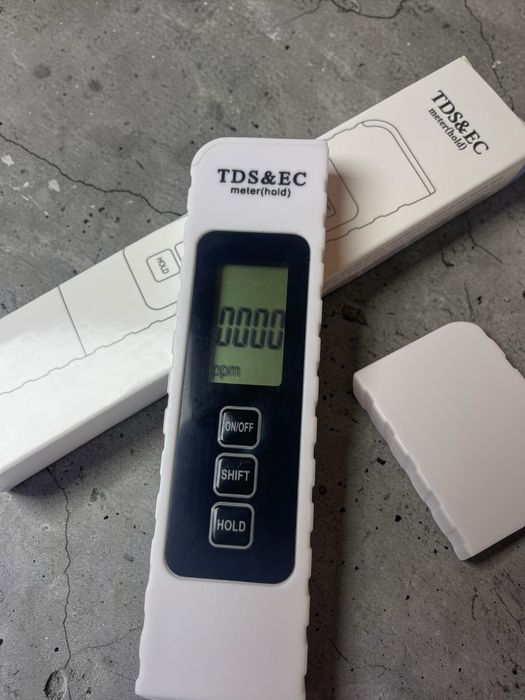 Цифровий тестер якості води 3в1 TDS/EC/Температура | Вимірювач солей та електропровідності | Відправка сьогодні