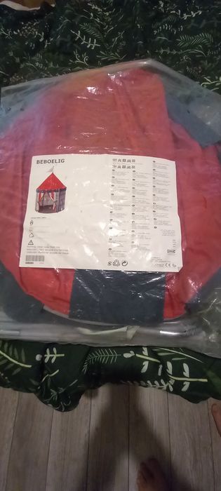 Namiot zamek Dziecięcy  Ikea