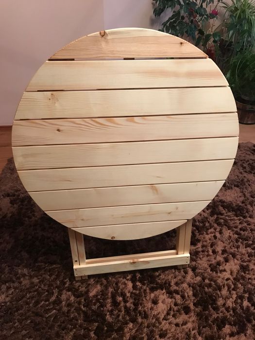 Стіл круглий розкладний