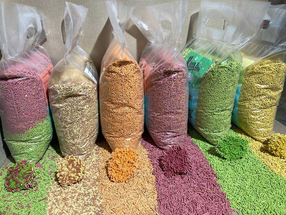 Тофу, комкуючий наповнювач для котів, Tofu з ароматом 15 кг