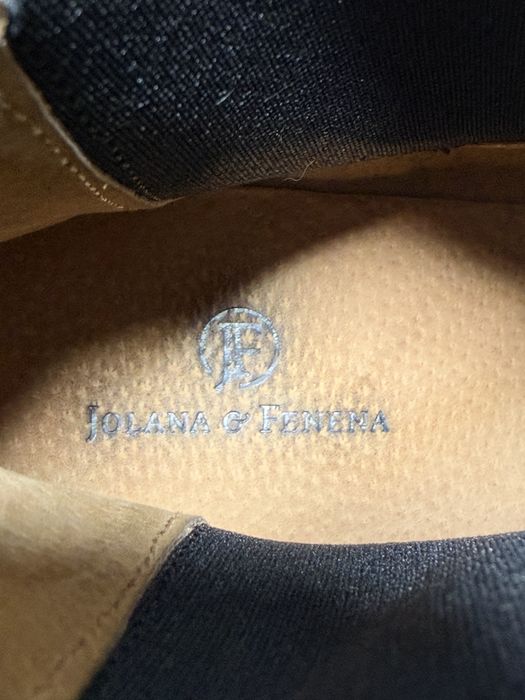 Botki skórzane czarne Jolana & Fenena r.40 comfort
