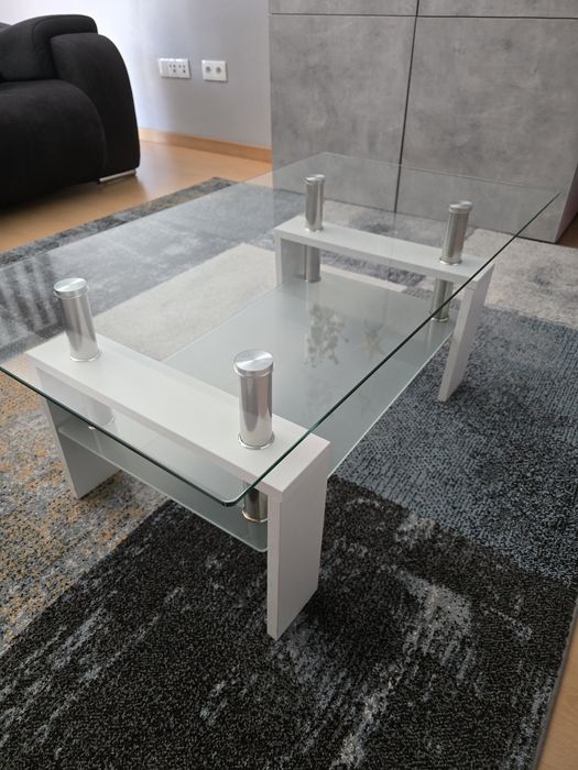Mesa Centro Vidro Temperado