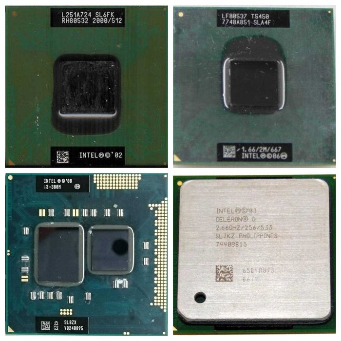 Процессоры для ПК и Ноутбуков одним лотом