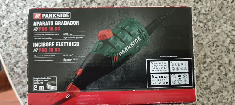 Aparelho Gravador Parkside PGG 15 D3