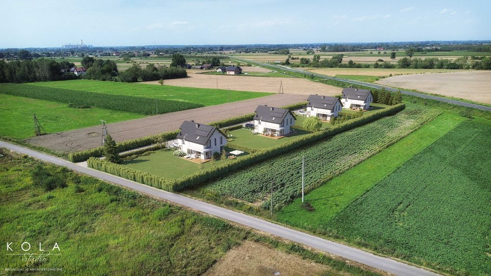 Atrakcyjna działka budowlana 55,64 ar, WZ na 4 domy, Kliszów k. Mielca