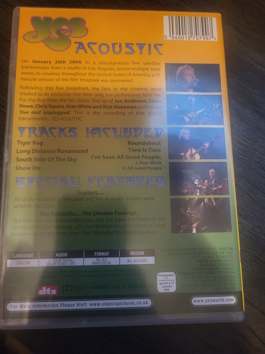 Yes - Acoustic: Guaranteed No Hiss (DVD Oficial)