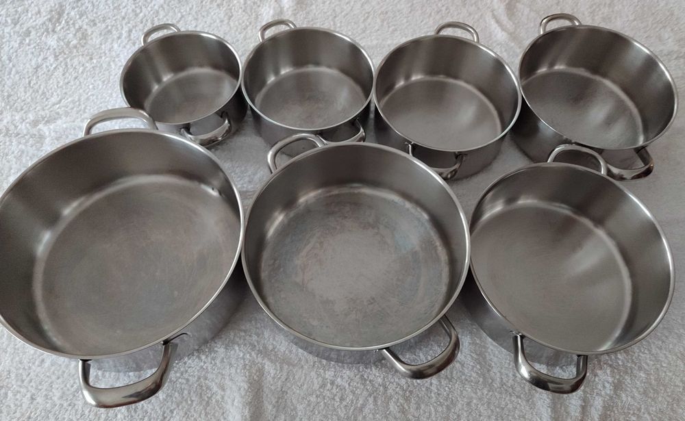 Conjunto Tachos | Panela | Púcaros INOX Silampos e Frigideira