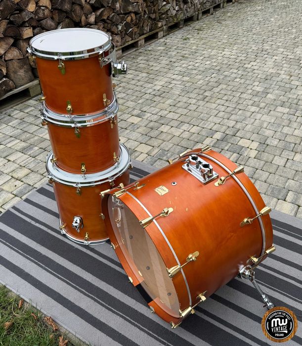 ‼️ Perkusja Cadeson Royal Custom 22", 12", 13", 16" Satin Amber ‼️