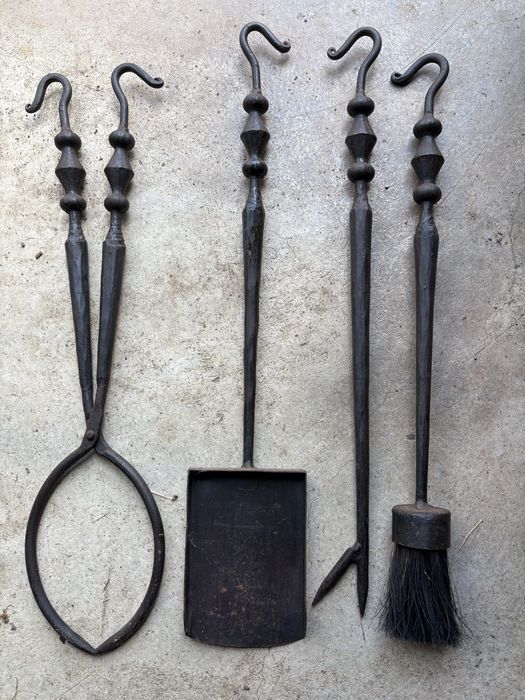 Conjunto de lareira Forjado