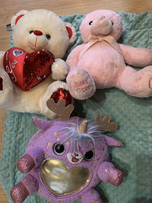 Duze  pluszaki misie zestaw