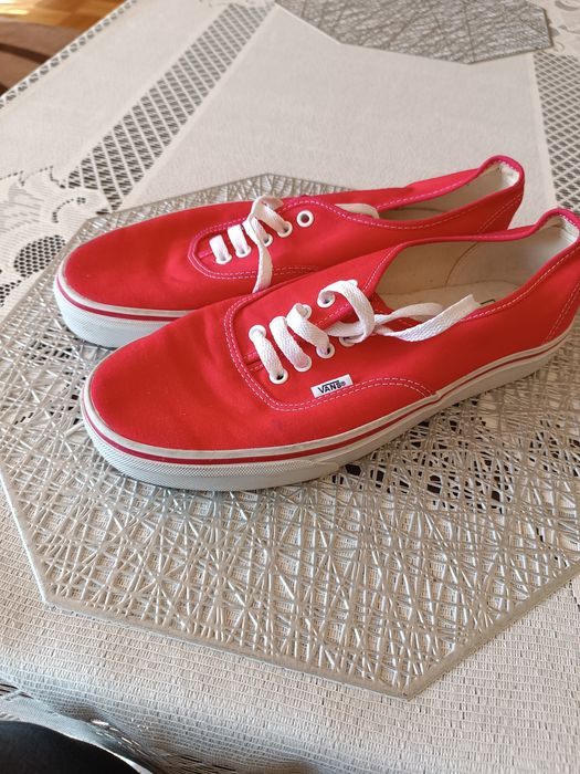 Buty czerwone vans