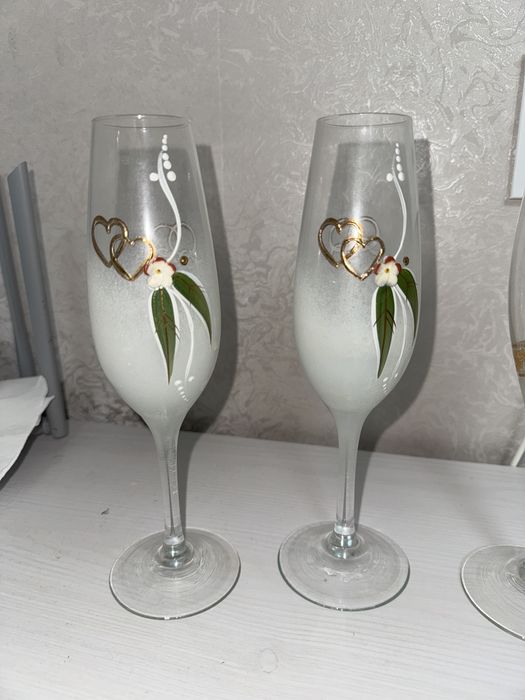 Бокали весільні +бокал в загс)