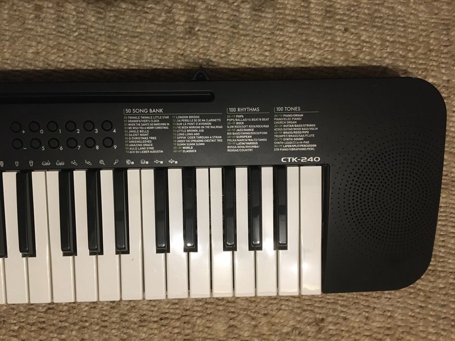 Piano/Teclado Casio CTK-240 Novo