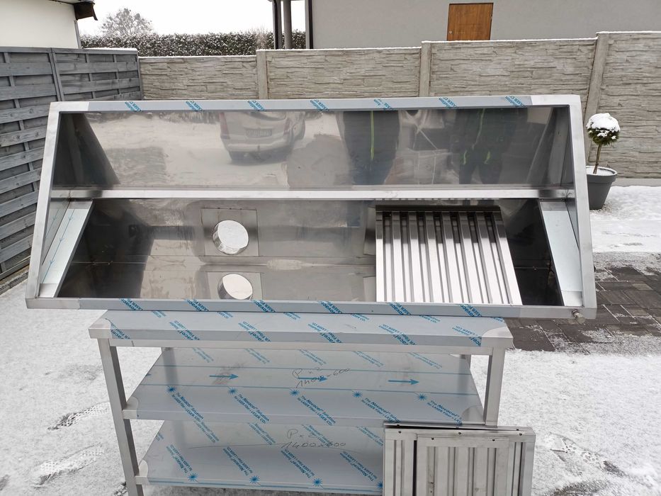 Okap gastronomiczny NOWY OD PRODUCENTA 1800x700x450