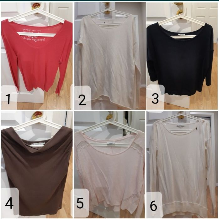 *ZARA* ONLY* RESERVED* markowa bluzki swetry WYPRZEDAŻ