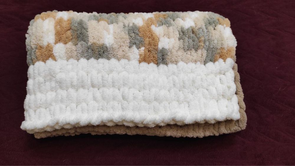 Дитячий плетений плед 93*73