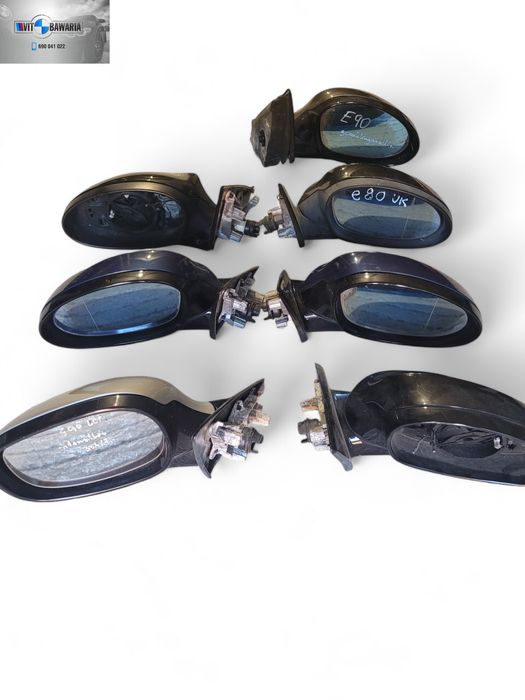Lusterka zewnętrzne prawe/lewe BMW E90/E91 różne kolory