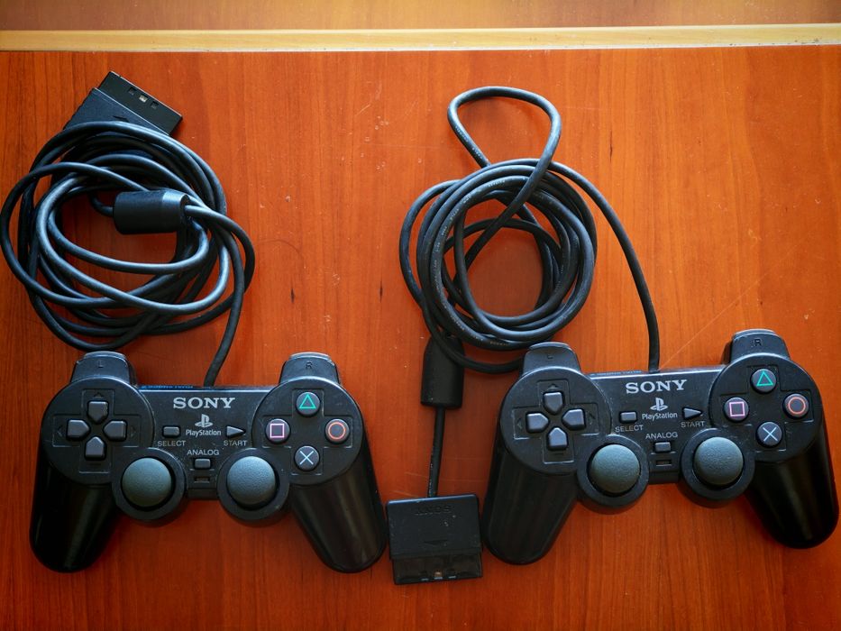 Sony PlayStation 2 Slim Black + 2 DualShock 2 + Memory Card