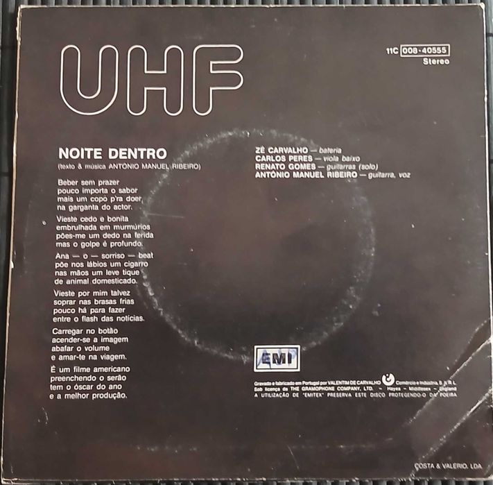 UHF - Quem Irá Beber Comigo? (Desfigurado) (Vinil 7")