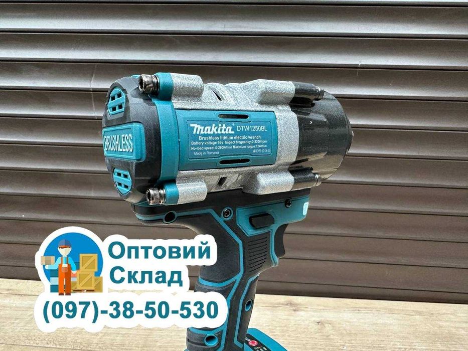 Акумуляторний Гайковерта Makita DTW1250 BL Безщоточний 1240Hm (36V/9A)