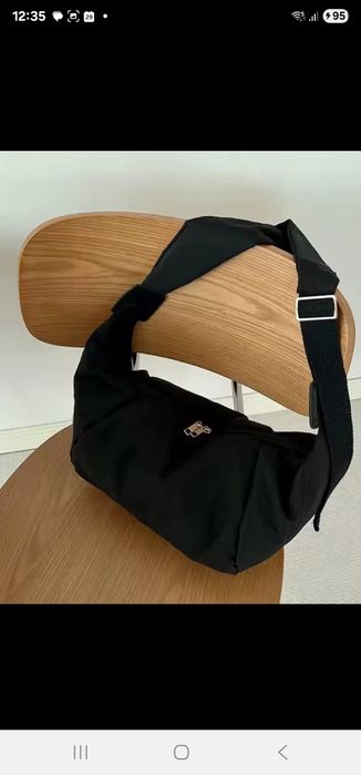 Hit crossbody czarny unisex torebka nerka męska