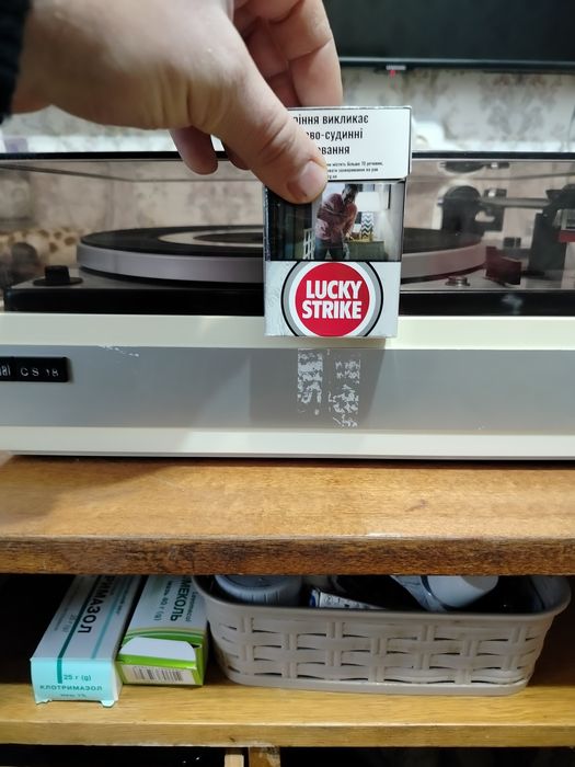 Dual cs18 проигрыватель винила