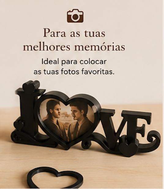 Porta-Fotos Love