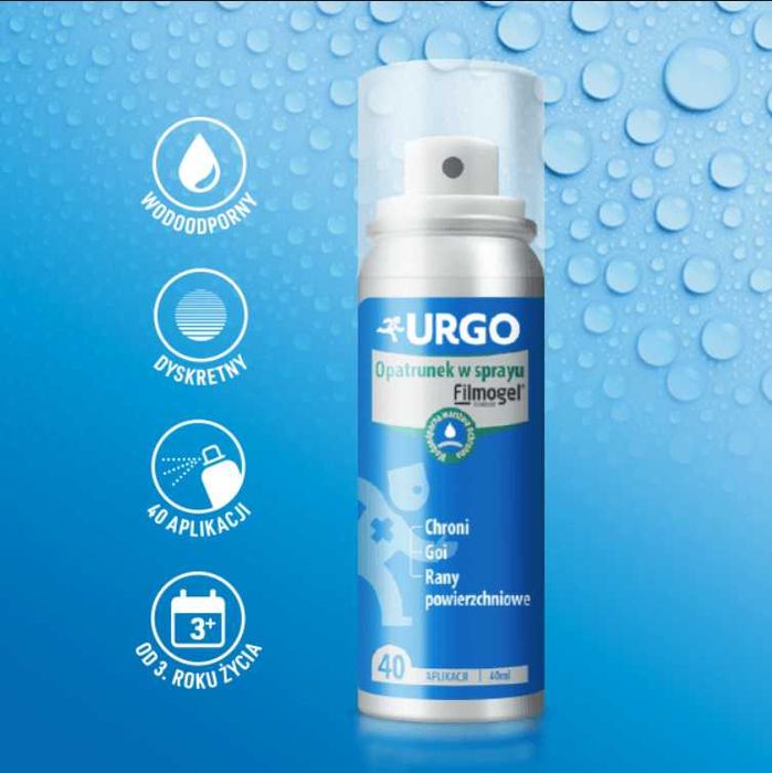 URGO FILMOGEL Opatrunek na rany w sprayu 40 ml