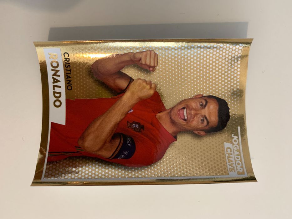 Cristiano Ronaldo - Cromo Dourado - Fome de Vencer | Continente 2022