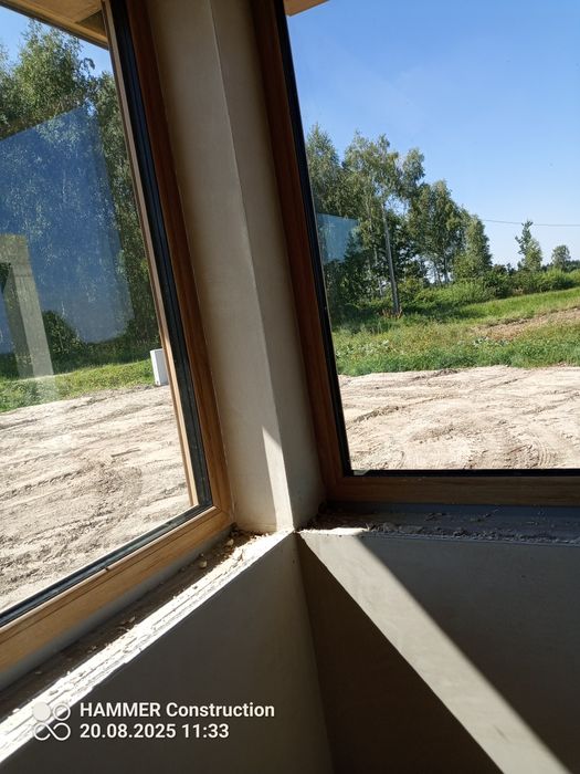 Tynki maszynowe gipsowe-cementowe gładkie