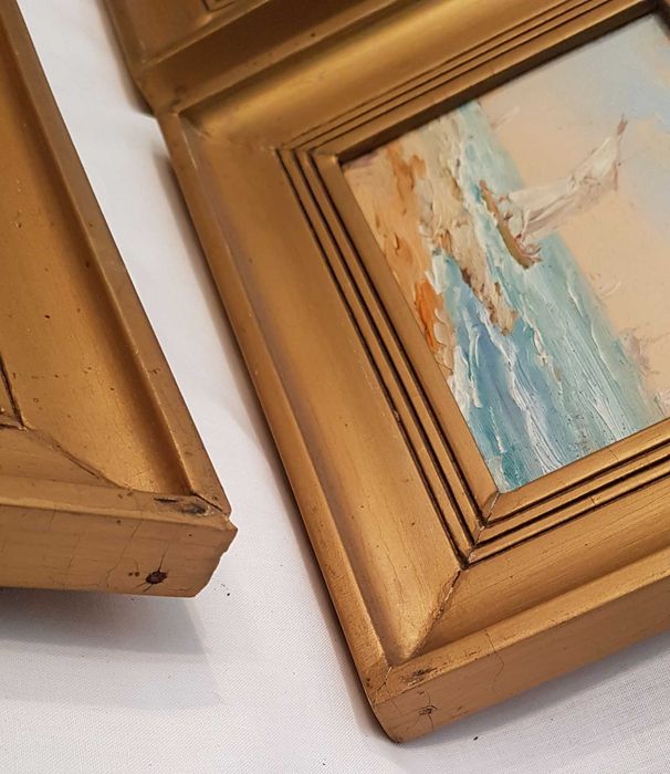 Conjunto de Quadros a Óleo