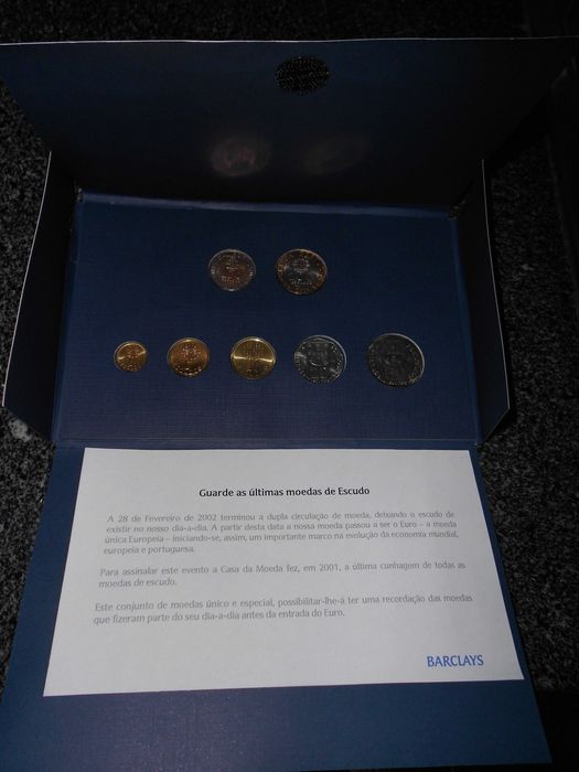 Moedas Escudo 2001