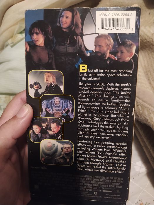 Filme vhs Lost in space inglês pal2 - portes CTT grátis