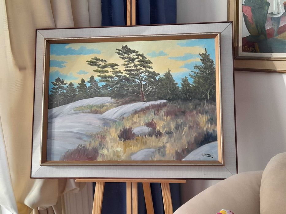 Thorpe Ake Olsson, Szwedzka natura, cenny obraz olejny