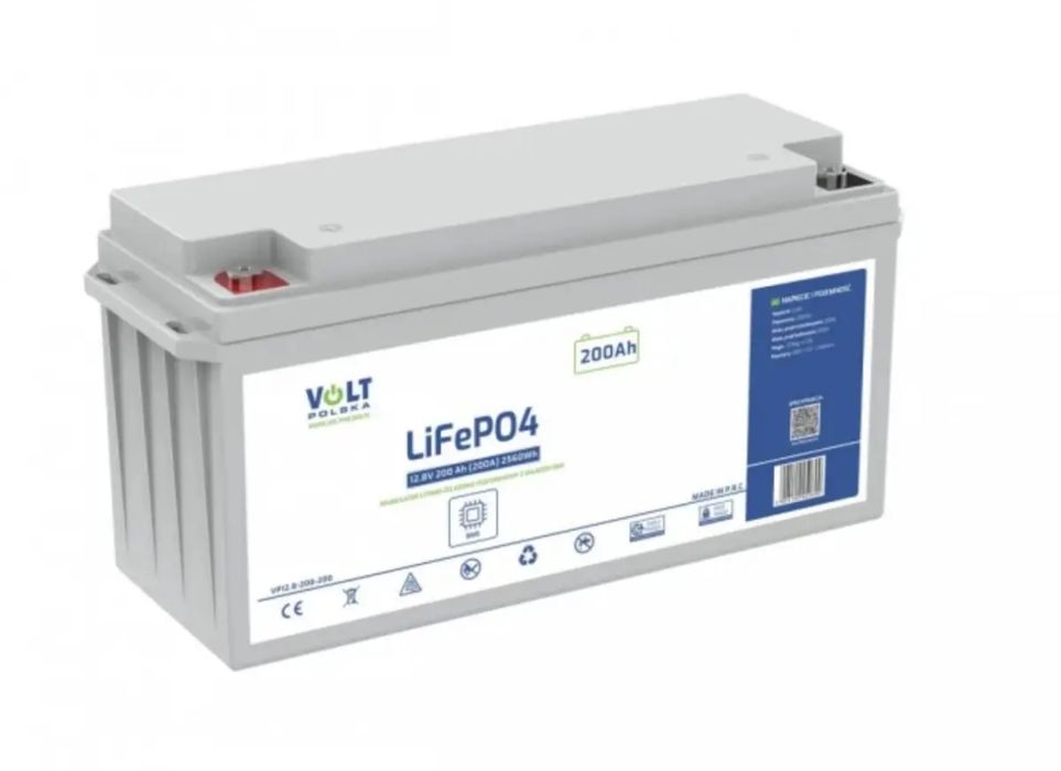 LiFePO4 Акумулятор Volt Polska 12,8V 200 Ah В НАЯВНОСТІ‼️Аккум для дбж