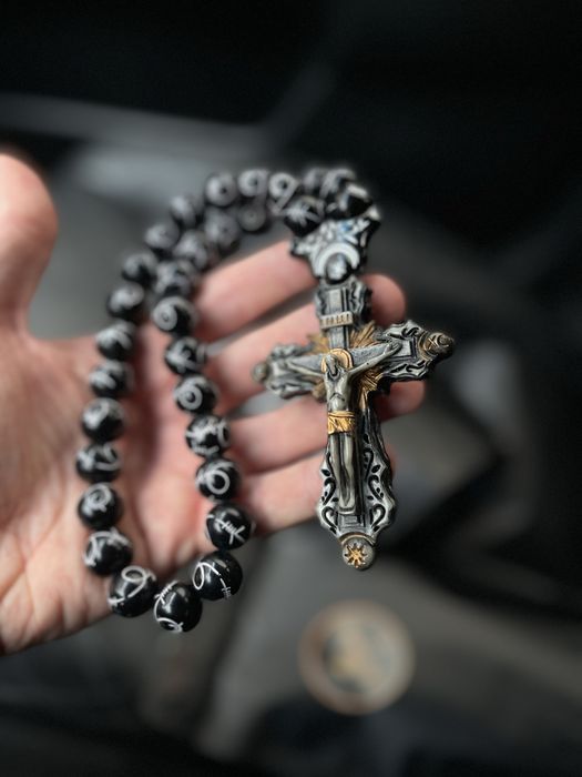 ІДЕАЛЬНИЙ ПОДАРУНОК Четки,чотки,хрест ,ручна робота