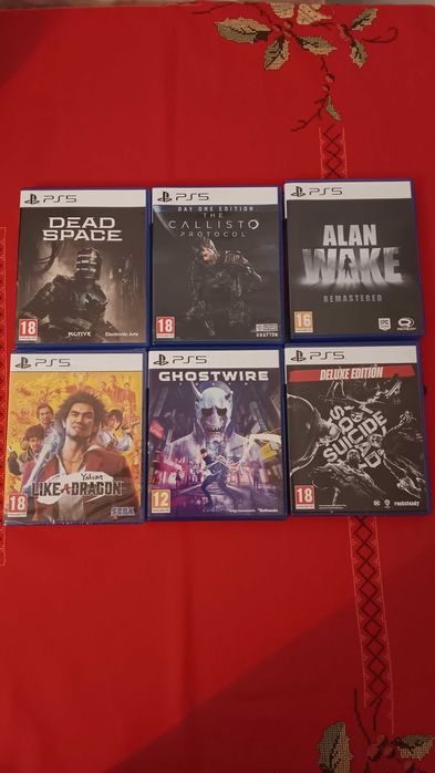 Jogos PS5 + Filmes Blu-ray