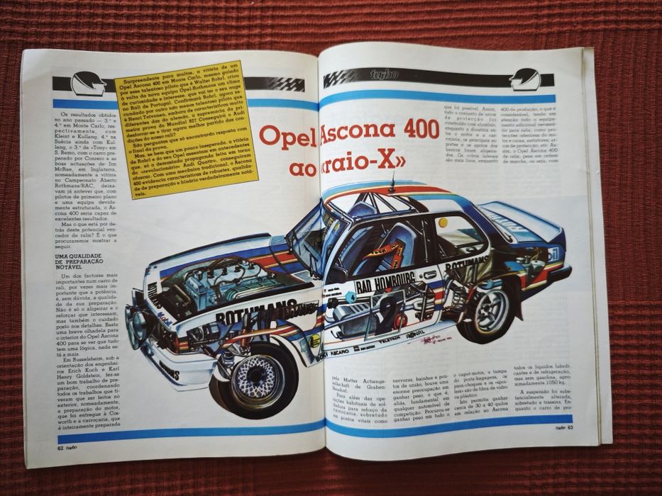 Revista Turbo com Suplemento do Rali de Portugal 1982
