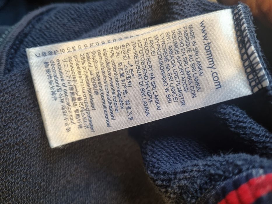 Granatowa bluza Tommy Hilfiger Rozmiar L 40