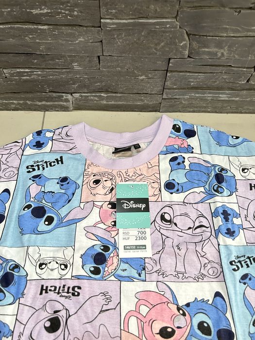 Piżamka Stitch i Lilo 146/152 letnia nowa piżama szorty koszulka