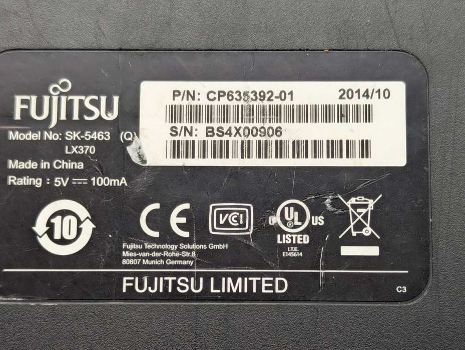 Bluetooth-клавиатура Fujitsu LX370 беспроводная с аккумулятором
