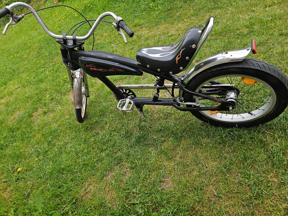 Rower chopper z biegami
